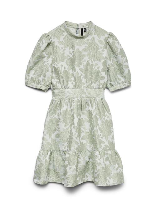 VERO MODA Kjole 'VMSulle'  pastelgrøn / hvid