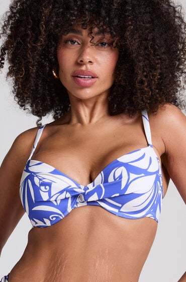 Hunkemöller Bikinitop Mauritius blå