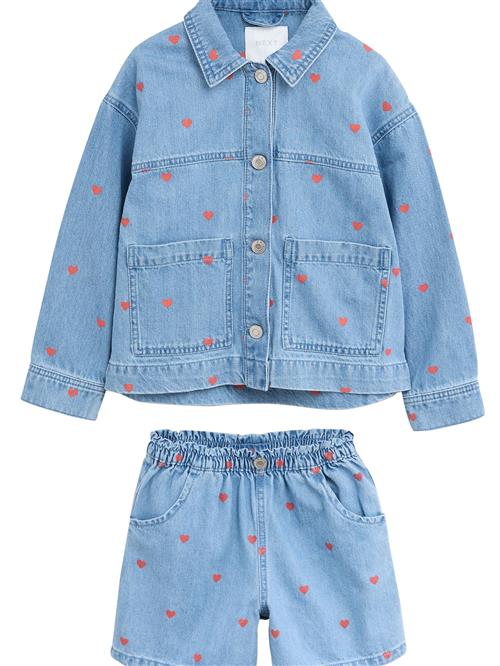Next Sæt  blue denim / lyseorange