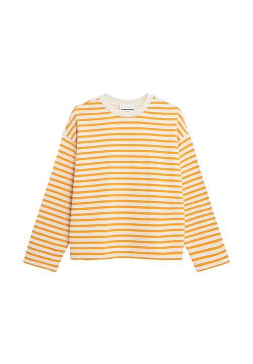 ARMEDANGELS Pullover 'MAARLEN'  orange / uldhvid