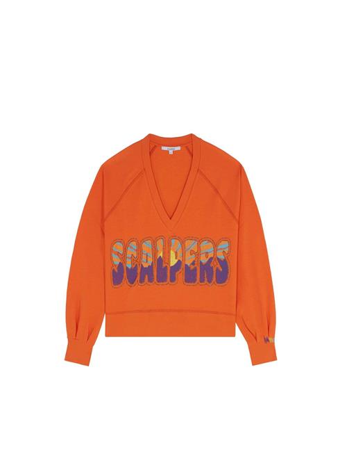 Scalpers Sweatshirt  lyseblå / gul / mørkelilla / orange