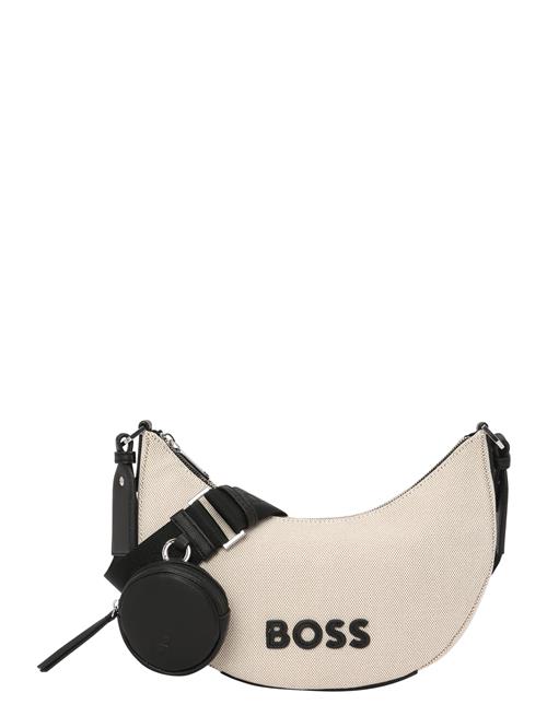 BOSS Skuldertaske 'Addison'  sand / sort / naturhvid