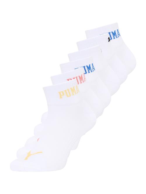 PUMA Sokker  gul / melon / sort / hvid