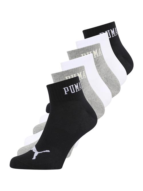 PUMA Sokker  grå / sort / hvid