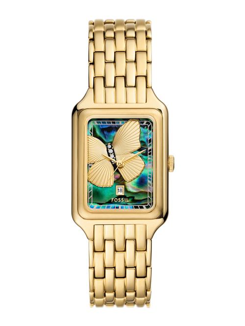 FOSSIL Analogt ur 'RAQUEL'  blå / guld / grøn