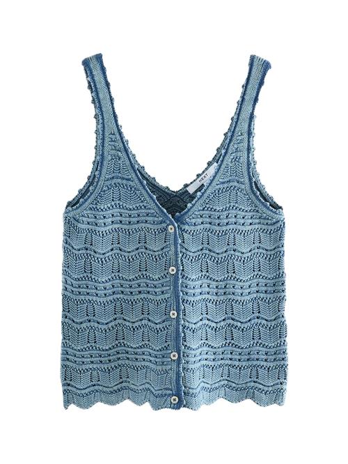 Next Sticktop  opal / dueblå