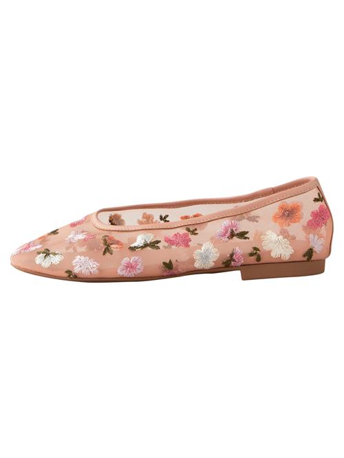 Next Ballerinasko  beige / mørkegrøn / lyseorange / gammelrosa