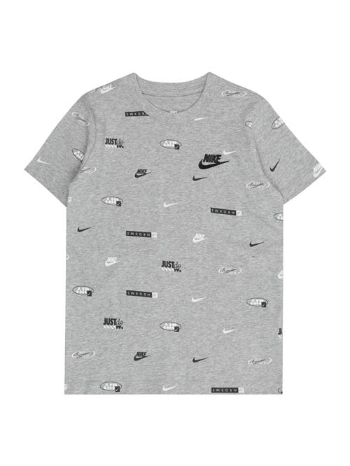 Nike Sportswear Shirts  grå-meleret / sort / hvid