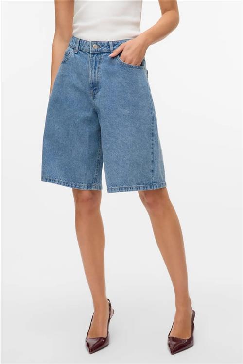Kath Lange Denim Shorts - Light Blue Denim - XL - Vero Moda