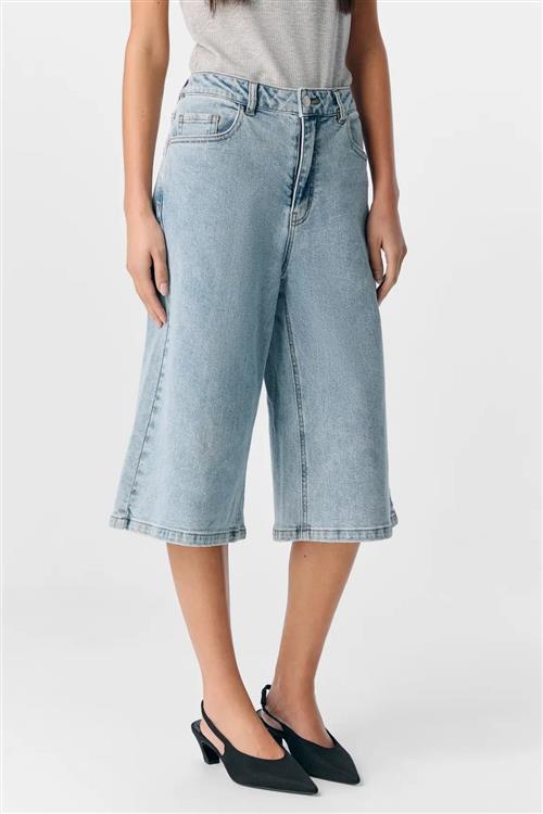 Isra Bermuda Shorts - Medium Blue Denim - L - Object