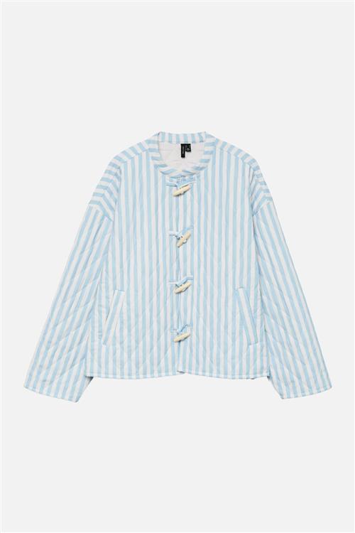 Siri Quiltet Jakke - Chambray Blå - M - Vero Moda