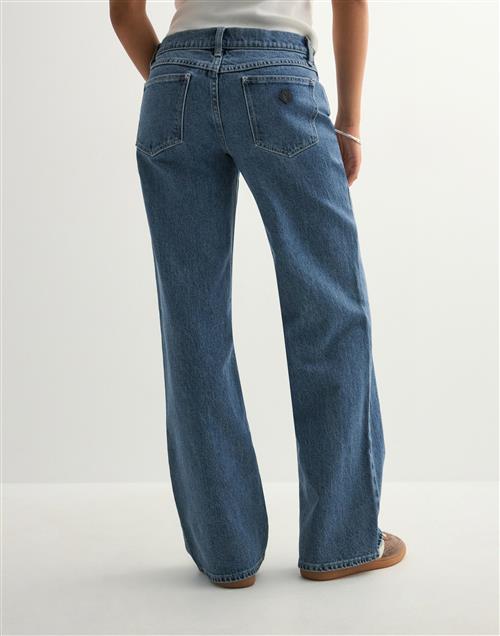 Abrand Jeans - Blå - 99 Low Wide Kim