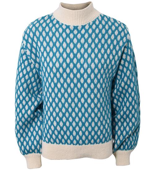 Hound Bluse - Strik - Turquoise