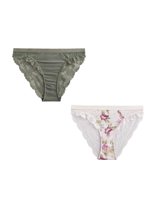 Se Next Slip  beige / creme / khaki / lilla ved About You