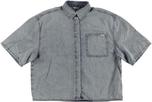 MUSTANG Bluse 'ELLA'  grey denim