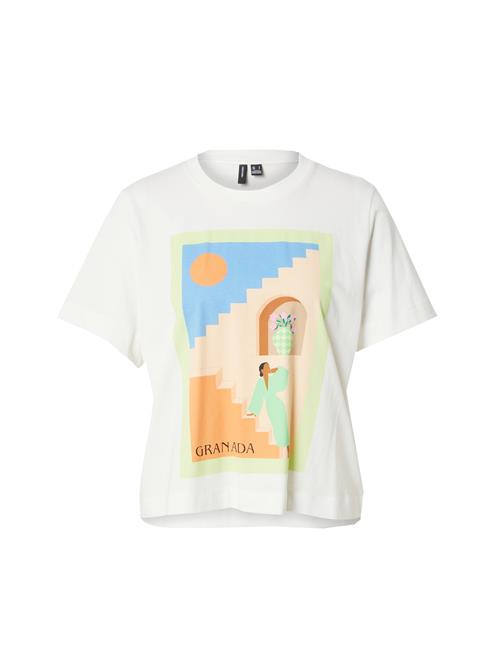 VERO MODA Shirts 'VMBeta Mette'  lyseblå / lysegrøn / fersken / offwhite