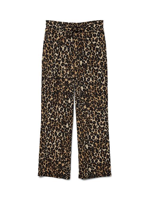 VERO MODA Bukser med lægfolder 'VMJesmilo'  beige / brun / sort