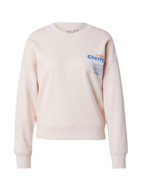 ONLY Sweatshirt 'ONLPhilea'  blå / grøn / pudder / rød