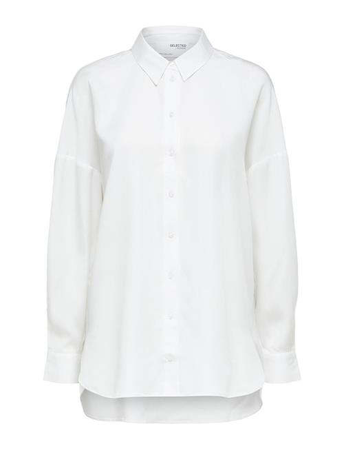 Slfsanni Ls Shirt Noos Selected Femme White