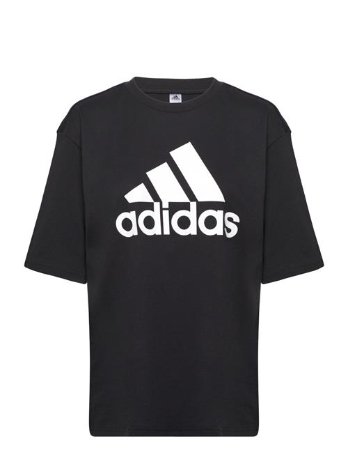 Essentials Big Logo Boyfriend T-Shirt Adidas Sportswear Black