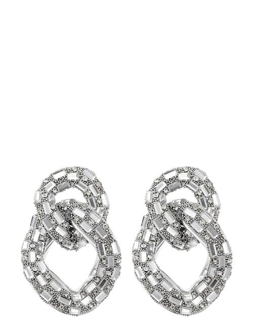 Sparkle Crystal Earring By Jolima Silver