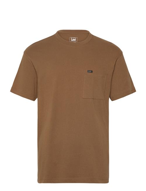 Relaxed Pocket Tee Lee Jeans Brown