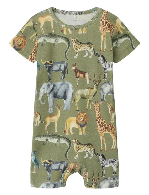 Nbmjasen M Ss Sunsuit Name It Green