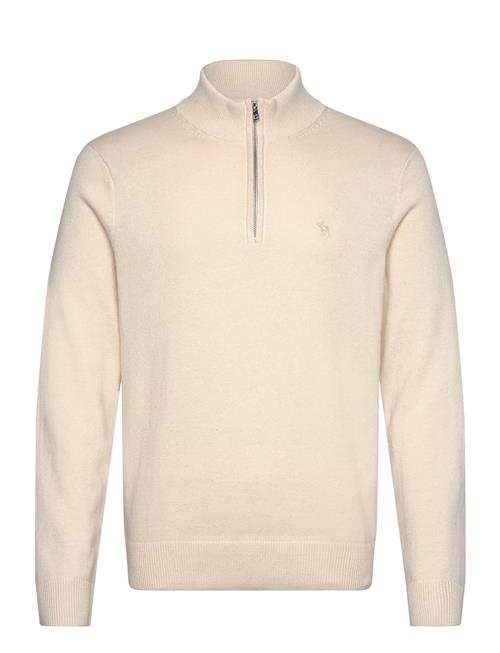Se Anf Mens Sweaters Abercrombie & Fitch Beige ved Booztlet