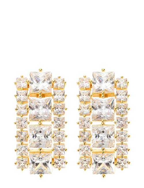 Sky Crystal Earring By Jolima Gold