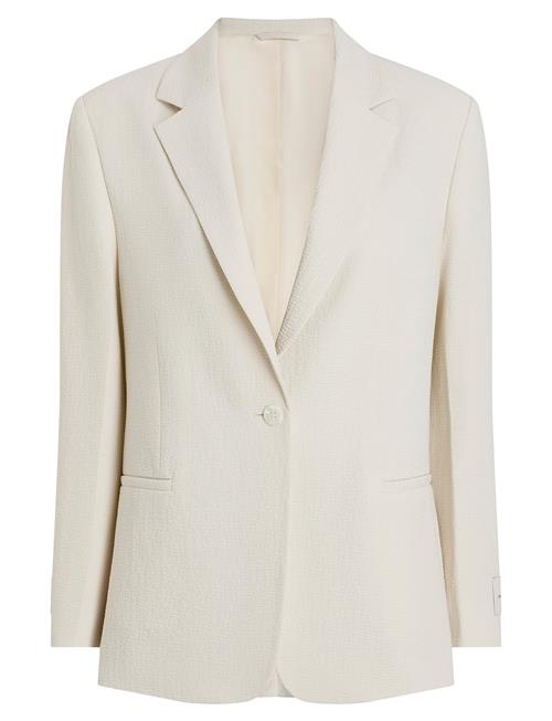 Soft Seersucker Blazer Calvin Klein Beige
