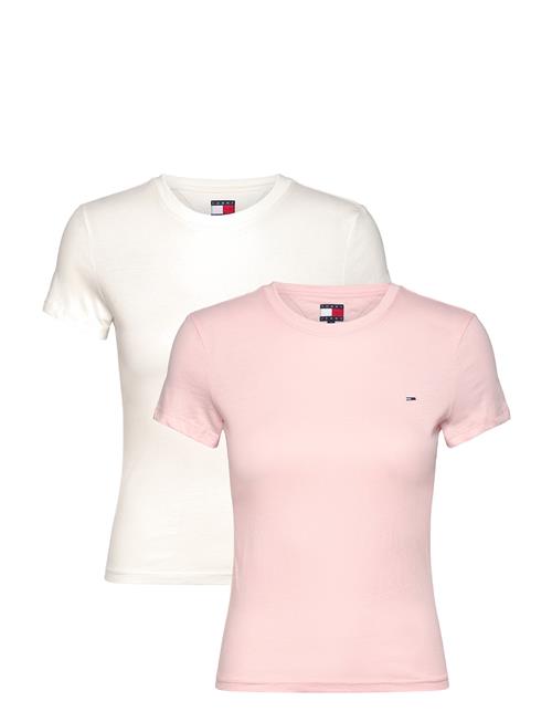 Tjw 2Pack C-Neck Tee Tommy Jeans Patterned