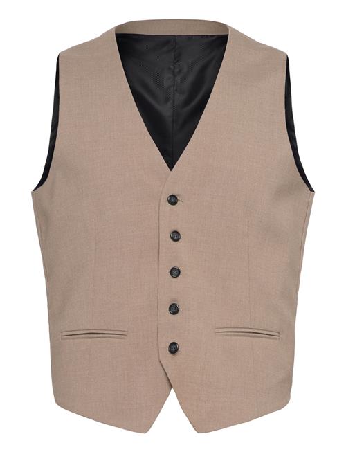 Mens Waistcoat For Suit Lindbergh Beige