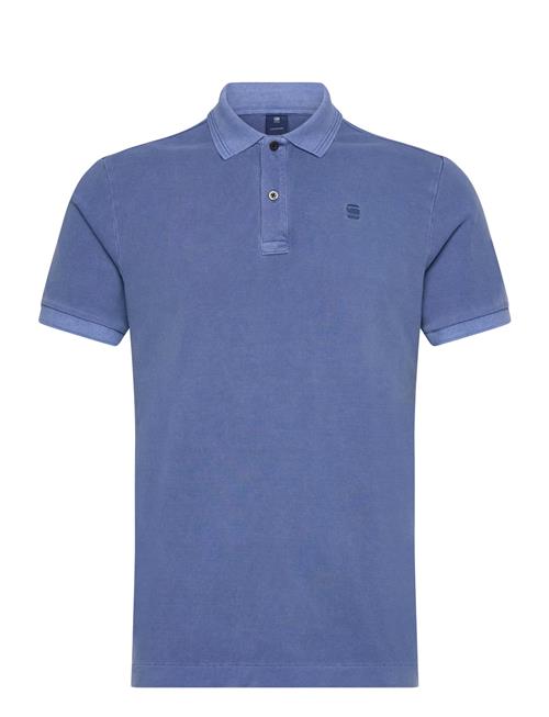 Dunda Overdyed Slim Polo S\S G-Star RAW Blue