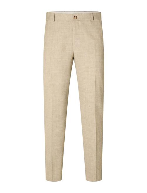 Slhslim-Oasis Linen Trs Noos Selected Homme Beige