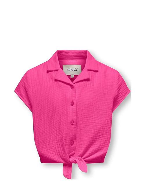 Kogthyra Capsleeve Knot Shirt Wvn Kids Only Pink