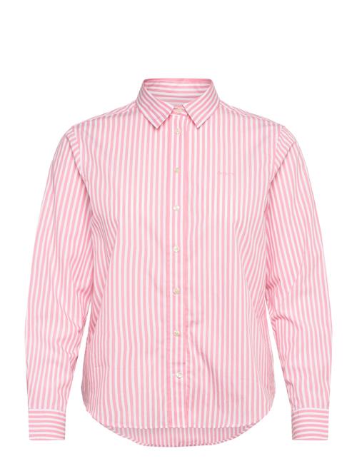 Reg Poplin Striped Shirt GANT Pink