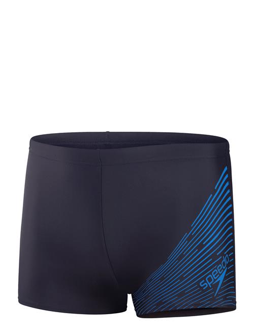 Mens Medley Logo Aquashort Speedo Blue