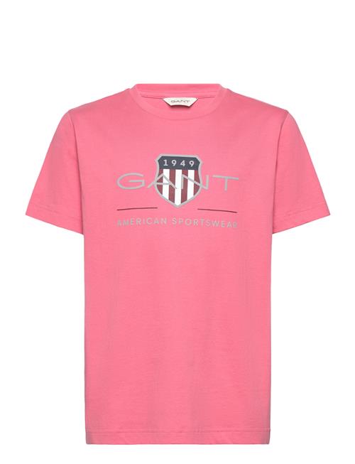 Archive Shield Ss T-Shirt GANT Pink