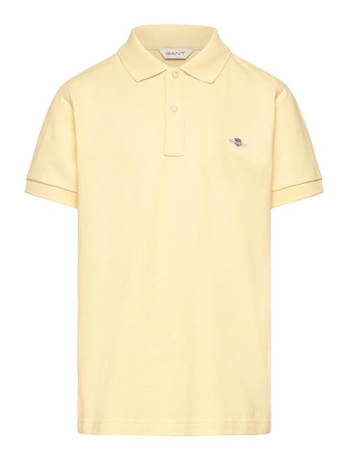 Shield Ss Pique GANT Yellow