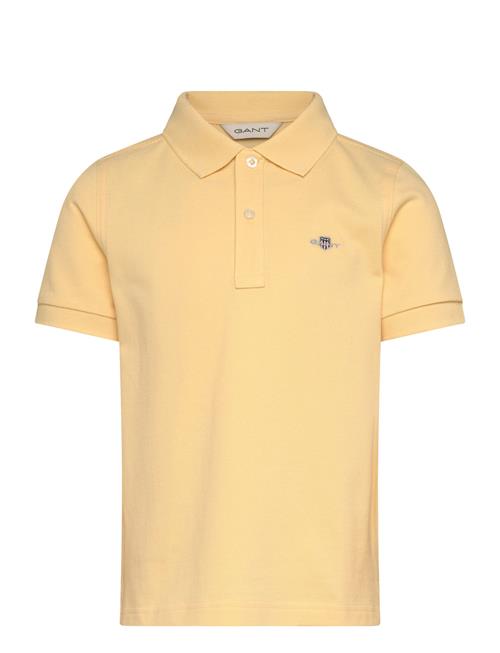 Shield Ss Pique GANT Yellow