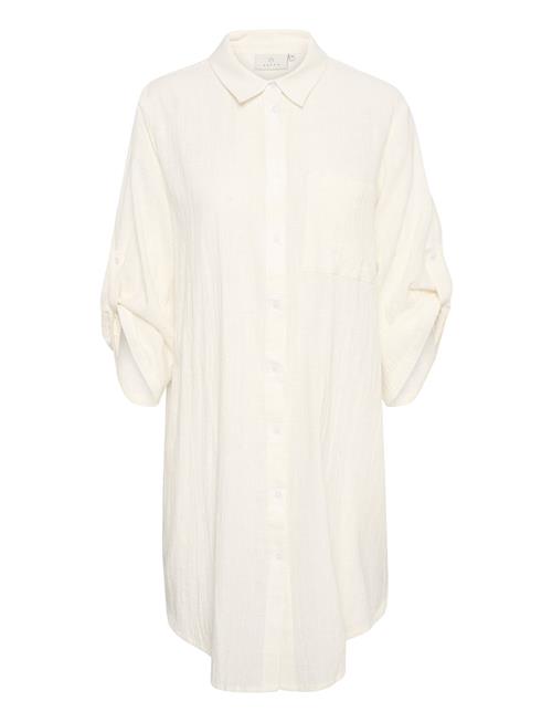 Kapauline Shirt Dress Kaffe White