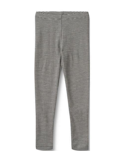 Wool Leggings Agi Wheat Navy