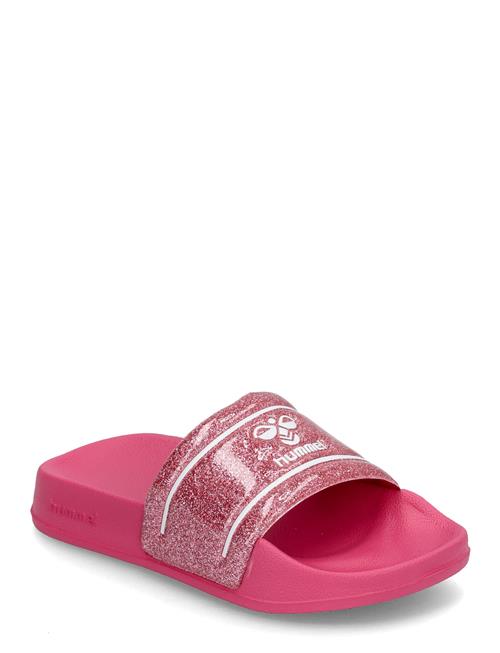 Pool Slide Glitter Jr Hummel Pink