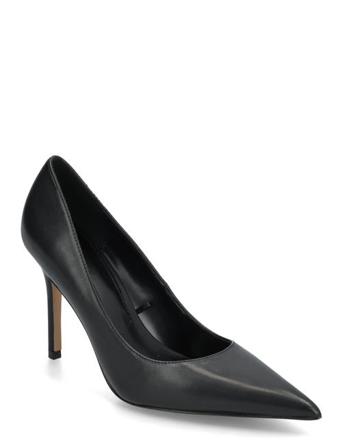 Se Leather Pumps Mango Black ved Booztlet