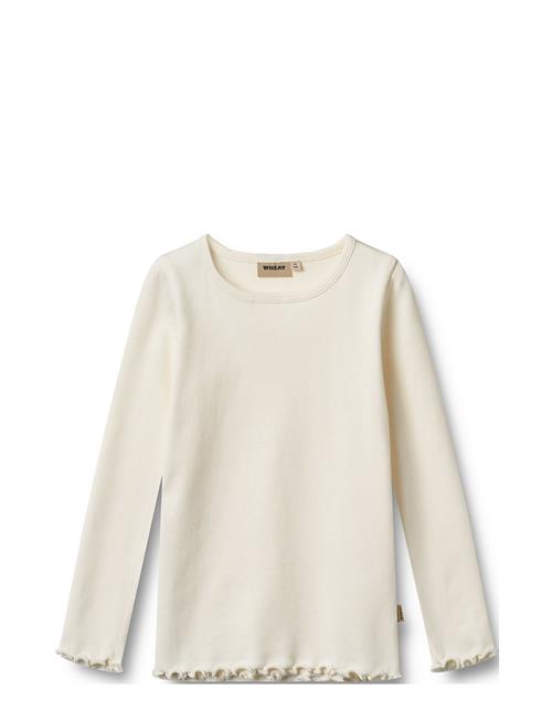 T-Shirt L/S Ida Wheat White