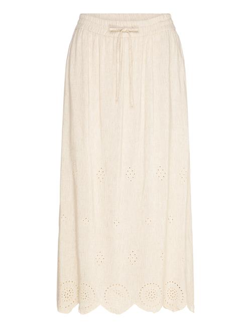 Se Fqlinus-Skirt FREE/QUENT Beige ved Booztlet