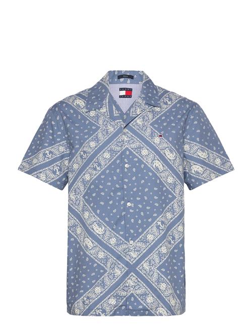 Tjm Reg Aop Ss Shirt Ext Tommy Jeans Blue