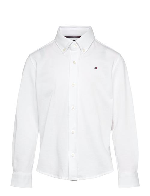 Pique Regular Shirt Ls Tommy Hilfiger White
