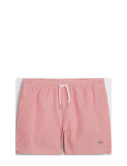 Seersucker Swim Shorts GANT Red