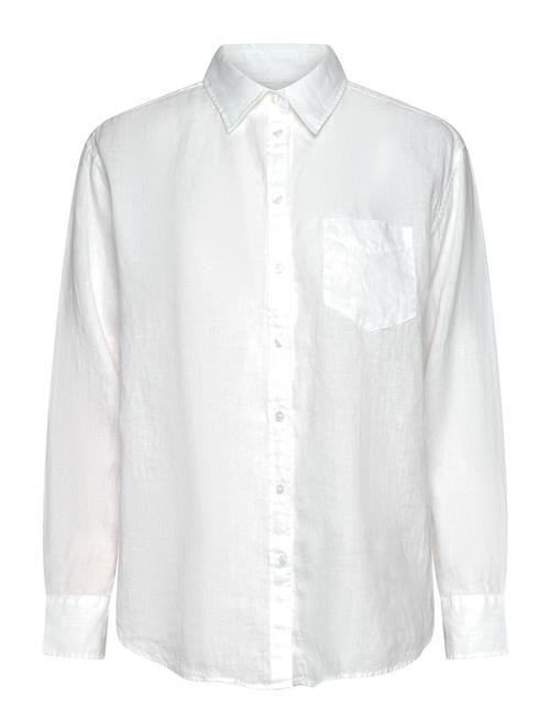 Se Rel Linen Shirt GANT White ved Booztlet